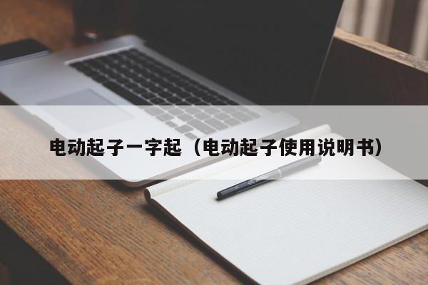 电动起子一字起（电动起子使用说明书）